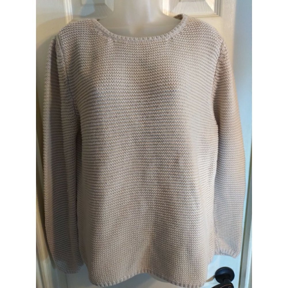 Cotton On Knit Wear Sweater Pullover Designed In Australia Beige Sz L Bust 44...
